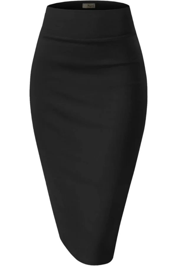 Hybrid & Company Premium Stretch Office Pencil Skirt